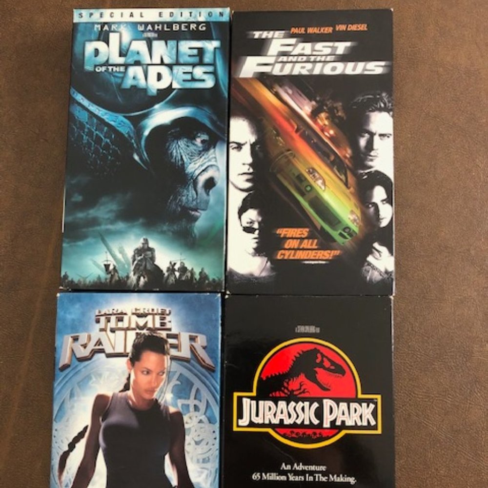 4 VHS Tapes